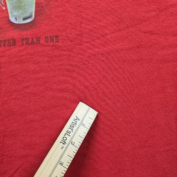 Tommy Bahama Tshirt Mens Large Red Three Mojitos‎ Birds Summer Beach Casual - Picture 9 of 9